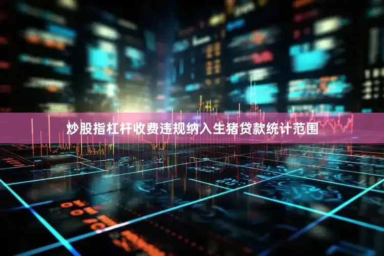 炒股指杠杆收费违规纳入生猪贷款统计范围
